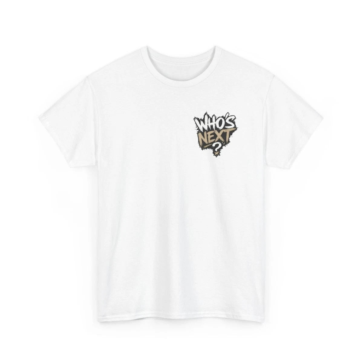 Who’s Next Streetwear T-Shirt – Urban Graffiti Style Logo Tee