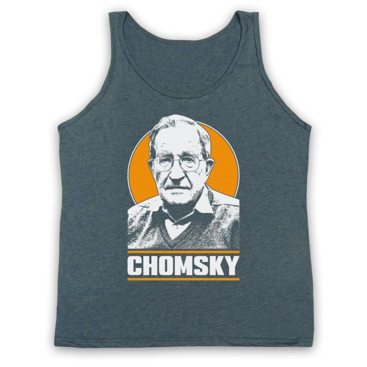 NOAM CHOMSKY FATHER MODERN LINGUISTICS CHOMSKY TRIBUTE ADULTS VEST TANK TOP