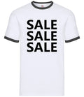 Slogan For Sale - Men's Ringer - Meme Parody Slogan Shops Shopping Gift
