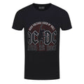 AC/DC T-Shirt Hard As Rock ACDC Band Official Black New