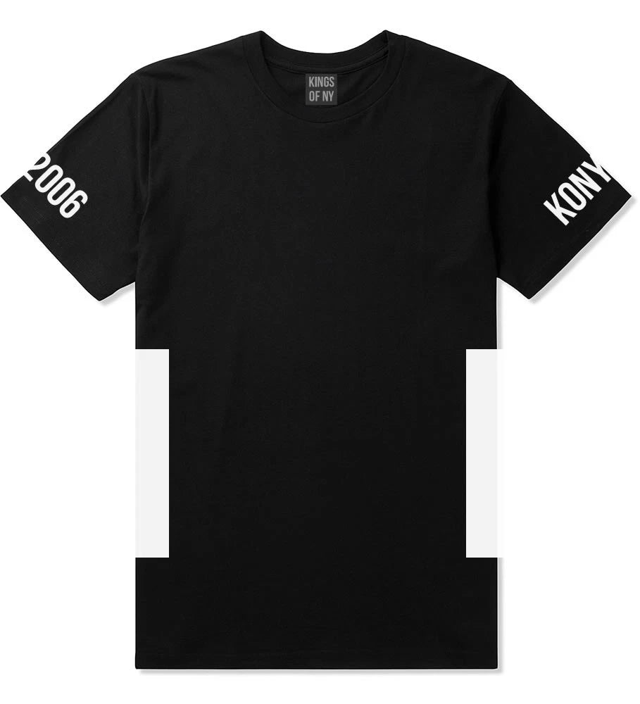 Kings of NY Side Box 2006 Streetwear Graphic Printed T-Shirt Black White NYC Red