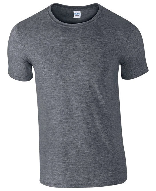 Personalised Custom Printed Gildan Ringspun T-Shirt Text Logo stag do hen GD001