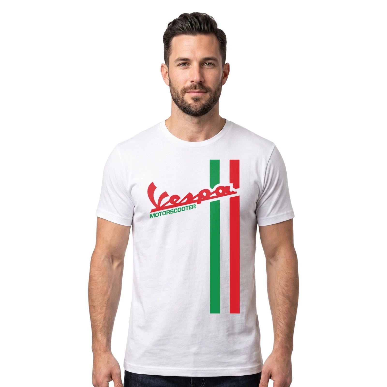 Vespa Motorscooter T-Shirt Italian Scooter Motor Bike Vintage Automobile Tee