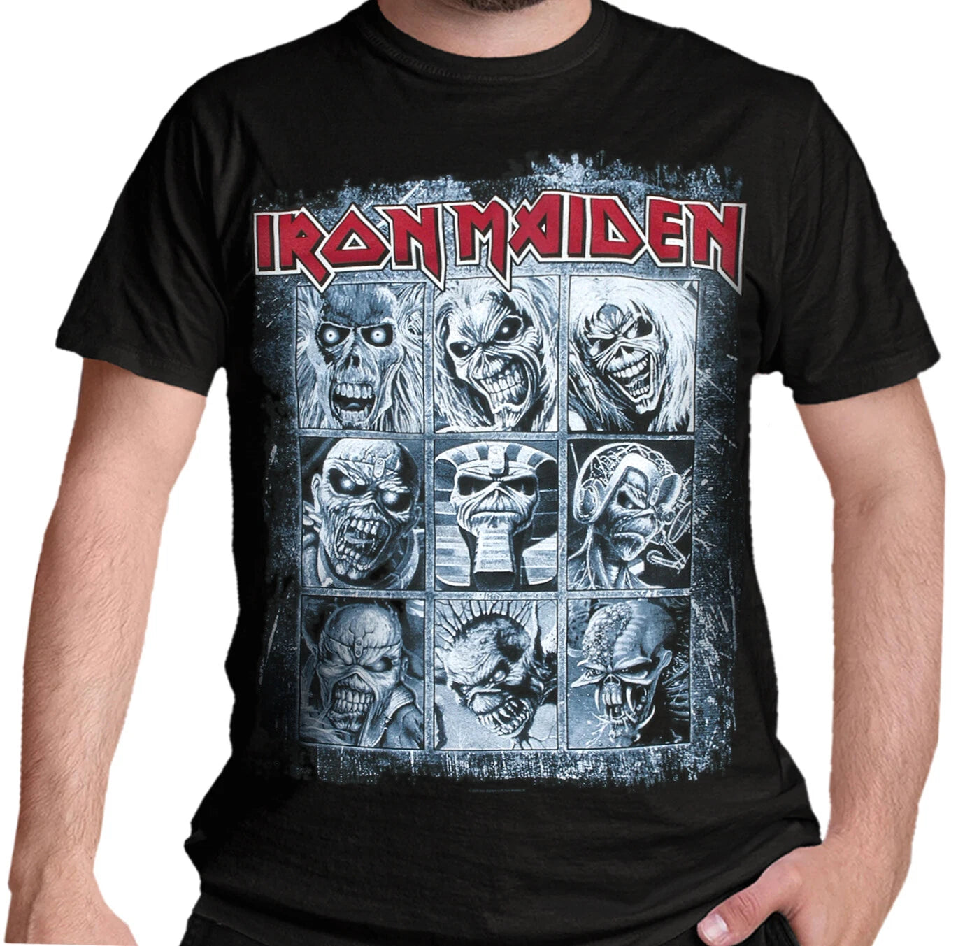 Iron Maiden T Shirt Nine Eddies Black Official New S M L XL XXL