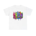 Colorful Graffiti Chillin Unisex Heavy Cotton Tee, Urban Streetwear, [...]