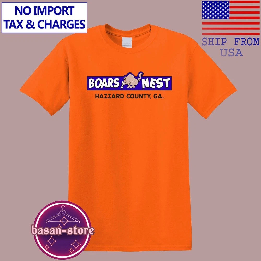 Boars Nest The Dukes of Hazzard Men's Orange Size S-5XL