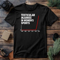 Anti Woke T-Shirt Testicular Injuries In Womens Sports Funny Sarcastic Meme Top