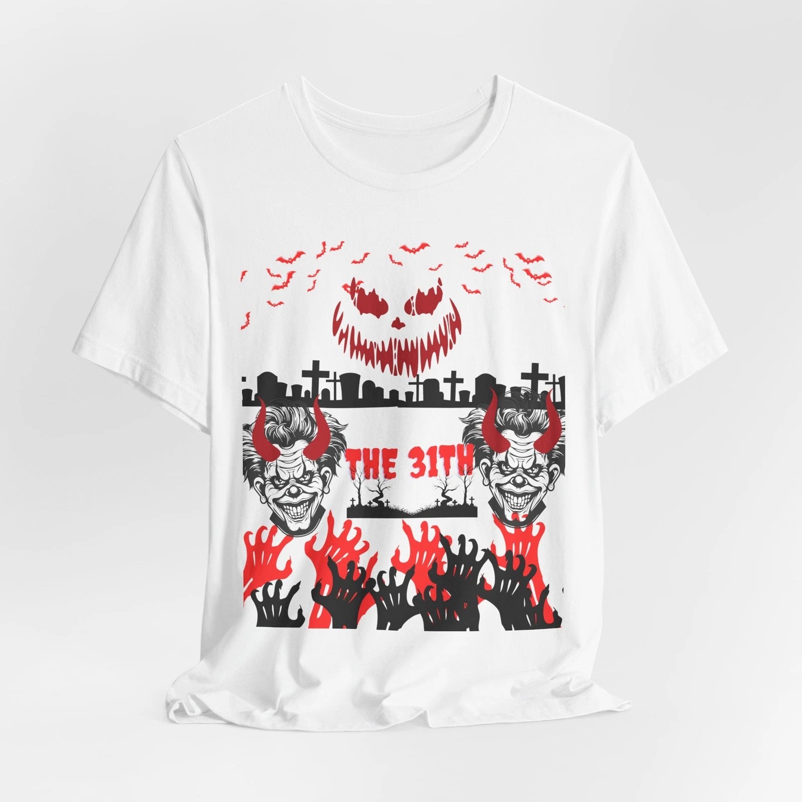 Spooky Graphic Tee for Halloween, Unisex T-Shirt, Horror Costume