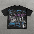 Supercar Racing Speed Mens Y2K Graphic T Shirt Streetwear Cotton Tee S-3XL