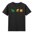 Hose Bee Lion Honeycomb Icon Funny Cartoon Meme Vintage Men's T-Shirt Black Tee