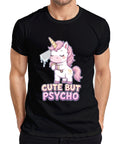 Cute But Psycho Unicorn Unicorn Kawaii Halloween Funny Mens T-Shirt