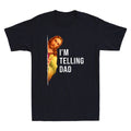 I'm Telling Dad Funny Religious Christian Jesus Meme Quote Vintage Men's T-Shirt