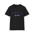 C8 ZR1 Shirt | Blue Line Art Supercar Tee for Modern Chevy Fans