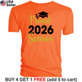 Proud 2026 Senior T-Shirt Graduation Custom Family Ceremony Congrats BPG02