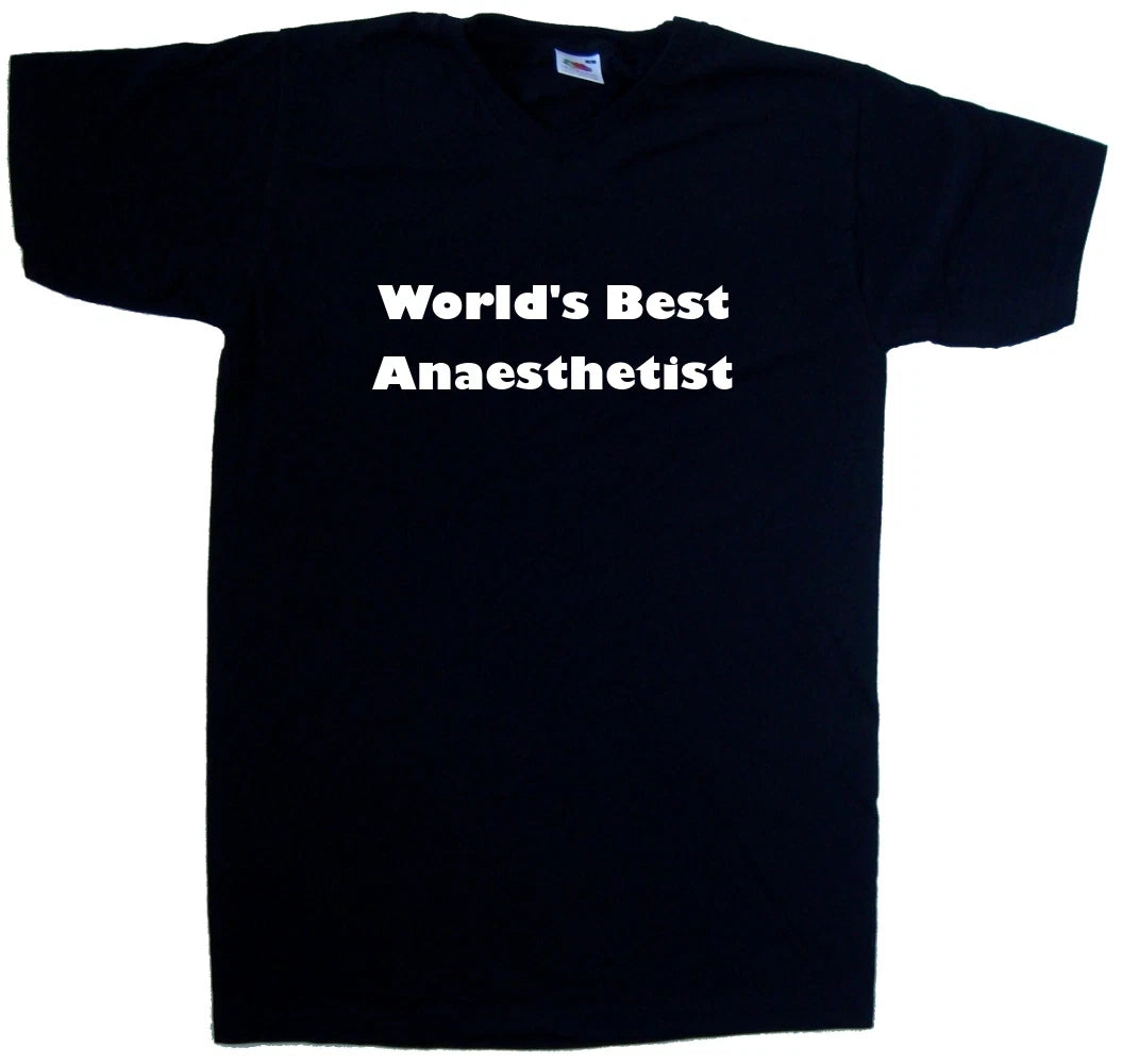 World's Best Anaesthetist V-Neck T-Shirt