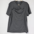 Lalabu Simple Dad Shirt Mens XL Gray Baby Carrier Kangaroo Pouch New Dad Gift