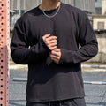 Men's Long Sleeve T-Shirt Classic Casual Baggy Round Neck Shirts