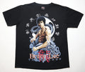 BRUCE LEE DRAGON Y2K VINTAGE GRAPHIC TEE PRINT SHIRT JERSEY TOP ROCK MEN L LARGE
