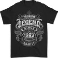 Premium Legend 43rd Birthday 1983 Mens T-Shirt 100% Cotton