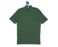 Kired by Kiton $395 NWT Green Slim Fit Polo Shirt Crepe Cotton XL (54 IT)