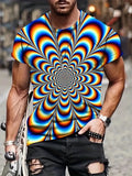 AMAZING Optical Illusion 3D shirt SHORT SLEEVE full sizes