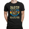 Sloth When Get There There Retro Men's We Vintage Get Running Team T-Shirt We'll