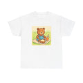 Unisex Adult T Shirt Adorable Cute Bear Picnic Scene Animal Art