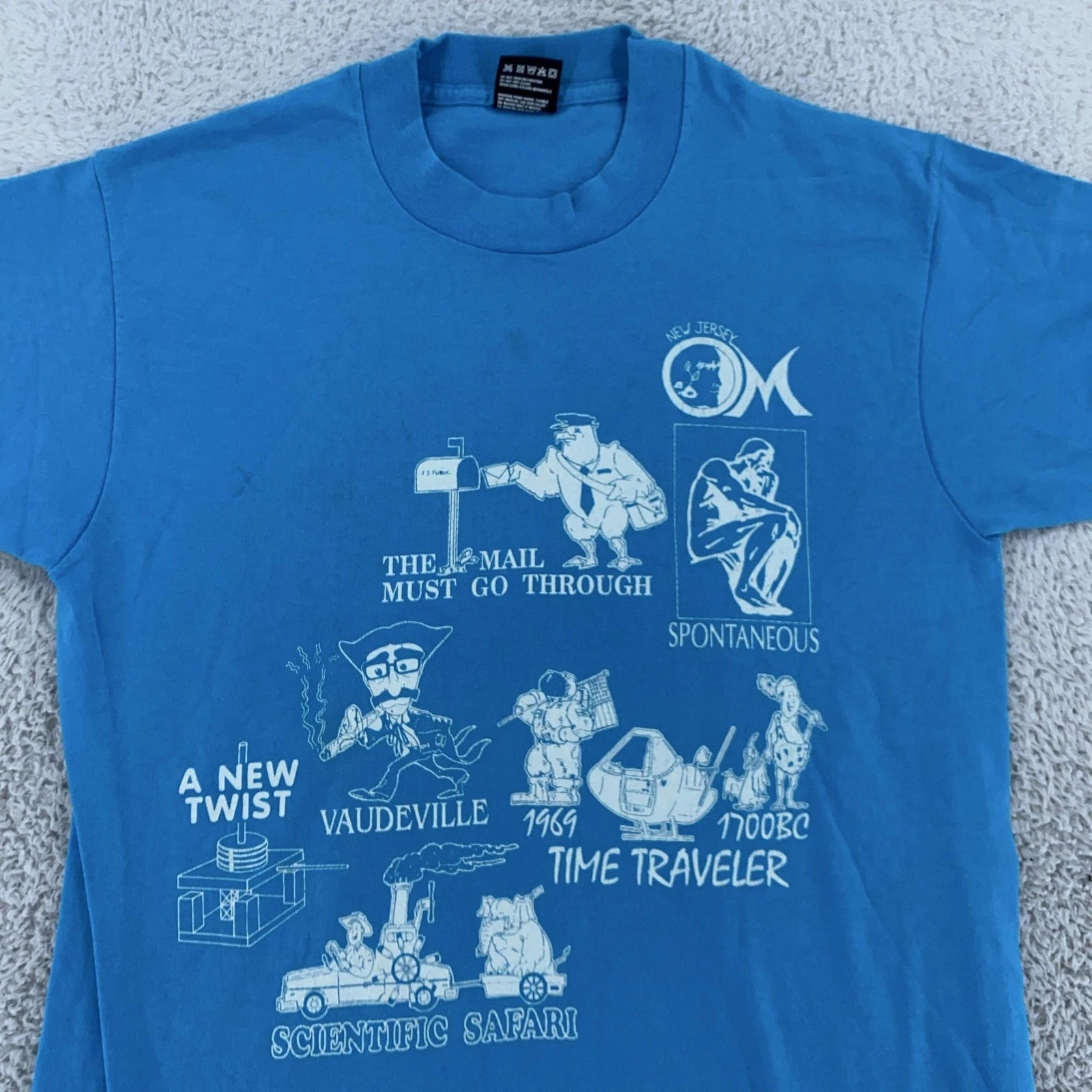 Vintage Odyssey of the Mind New Jersey Shirt Mens Small Academic Competition 90s