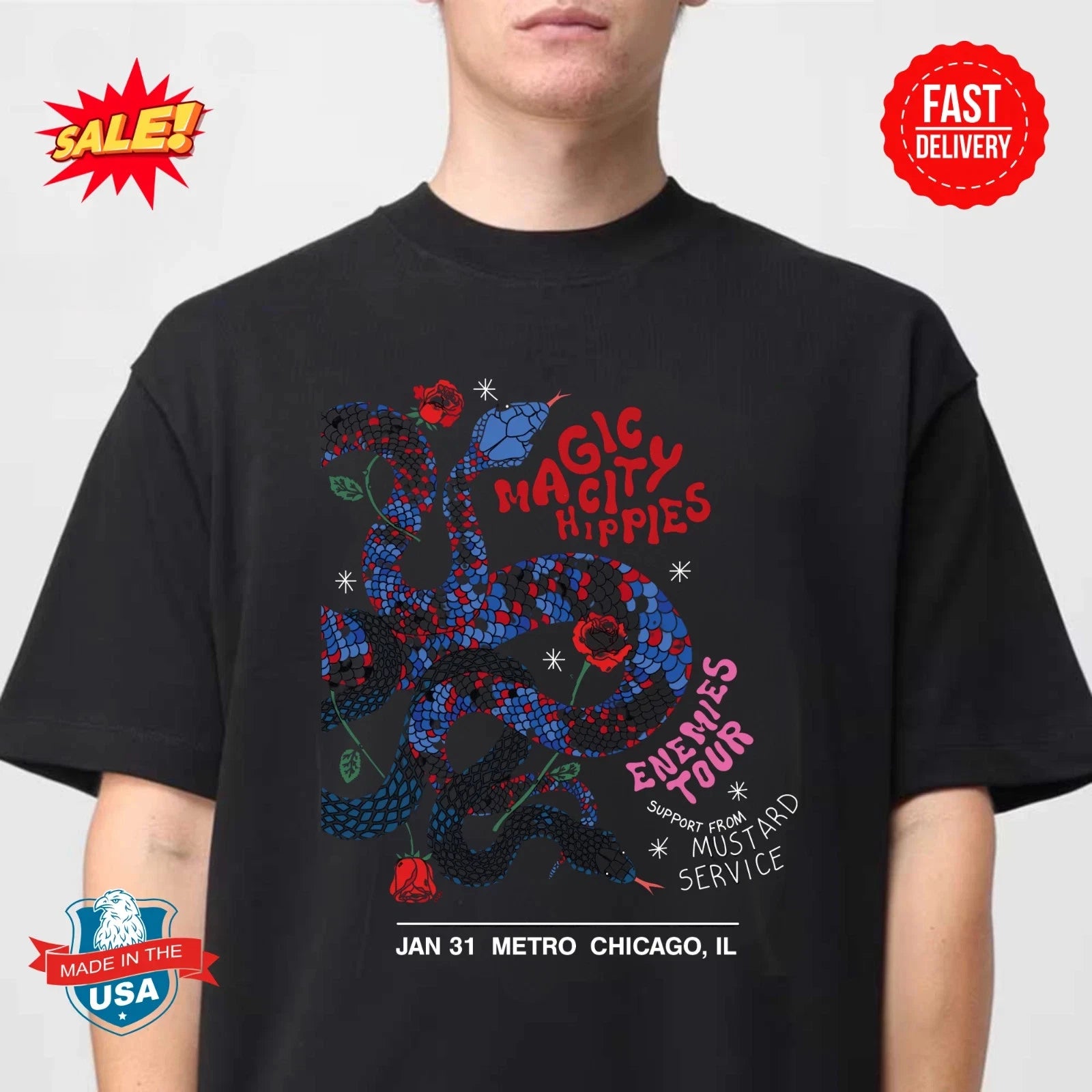 Magic City Hippies In Nashville TN On Jan 16 2025 Shirt S-5XL Unisex Full Size