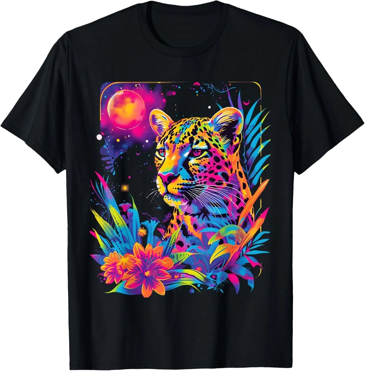 Jaguar Colorful Graphic T-Shirt