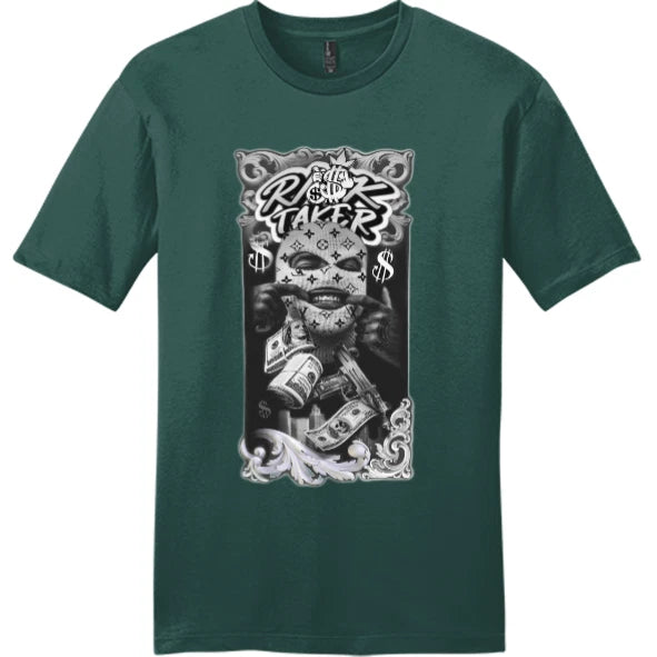 NEW Art Society RISK TAKER EVERGREEN Tee Shirt SMALL-4XLARGE MADE IN USA