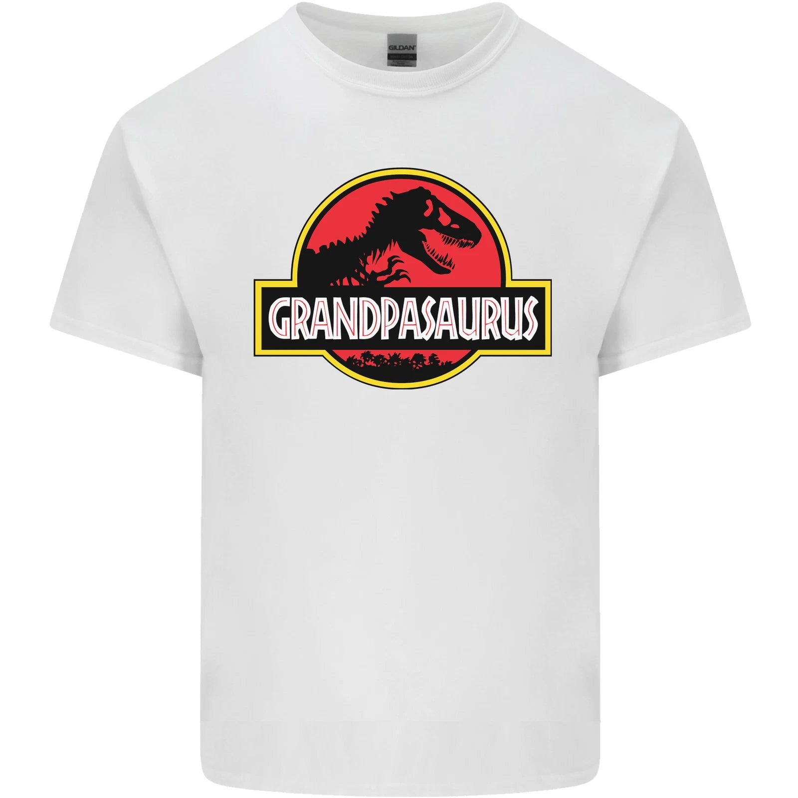 Grandpasaurus Funny Grandpa Grandad Mens Light Cotton T-Shirt