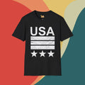 Retro Bold U.S.A. Vintage Graphic T-Shirt