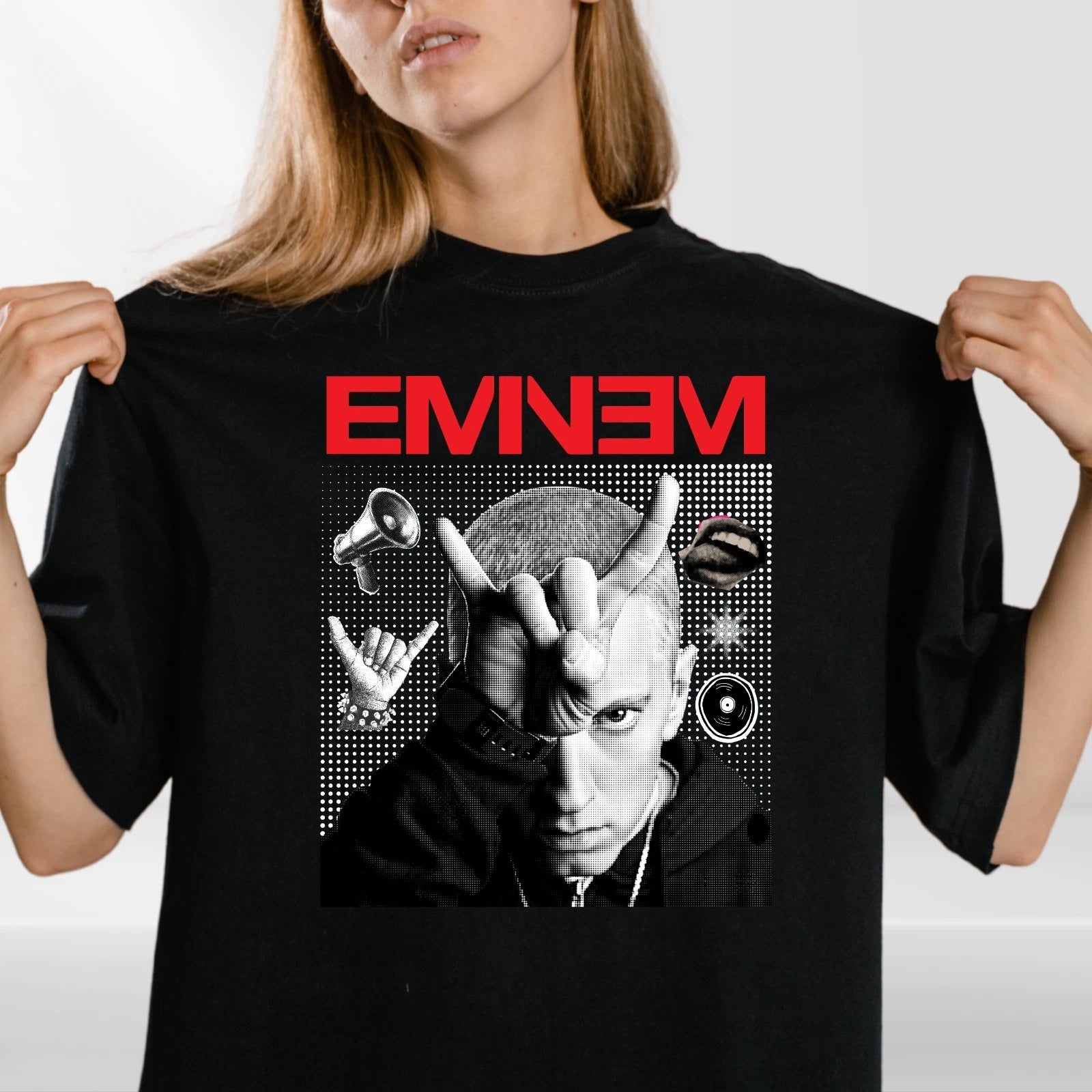 Eminem Rap Music Concert T-Shirt Hip Hop Fan Tee Gift For Music Lover Tee Top