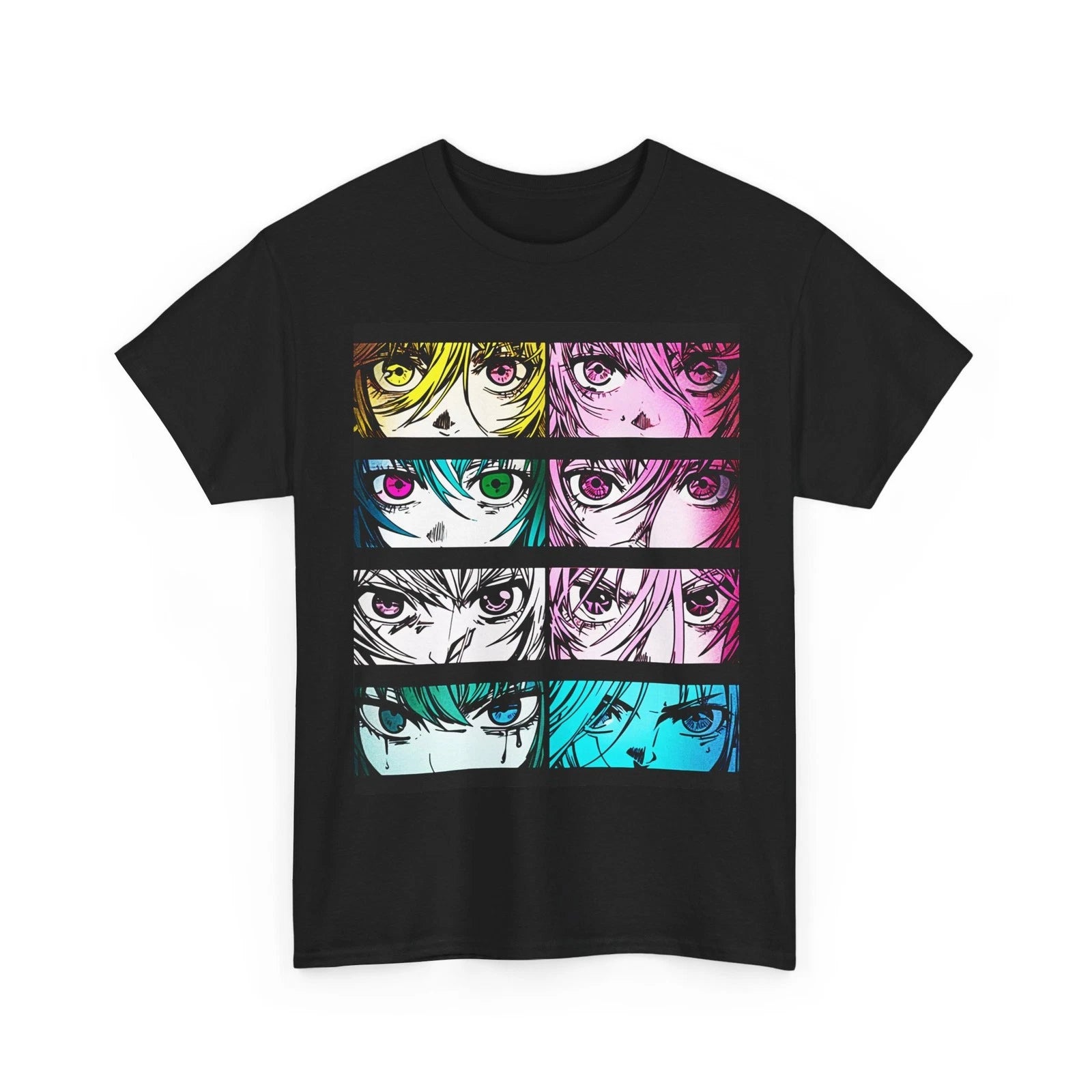 Anime Eyes Pop Art Graphic Tee Harajuku Manga Hypebeast Streetwear Cosplay Shirt