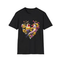 Floral Love Birds T-Shirt, Cute Couple Gift, Nature Lover Tee, Spring Outfit,