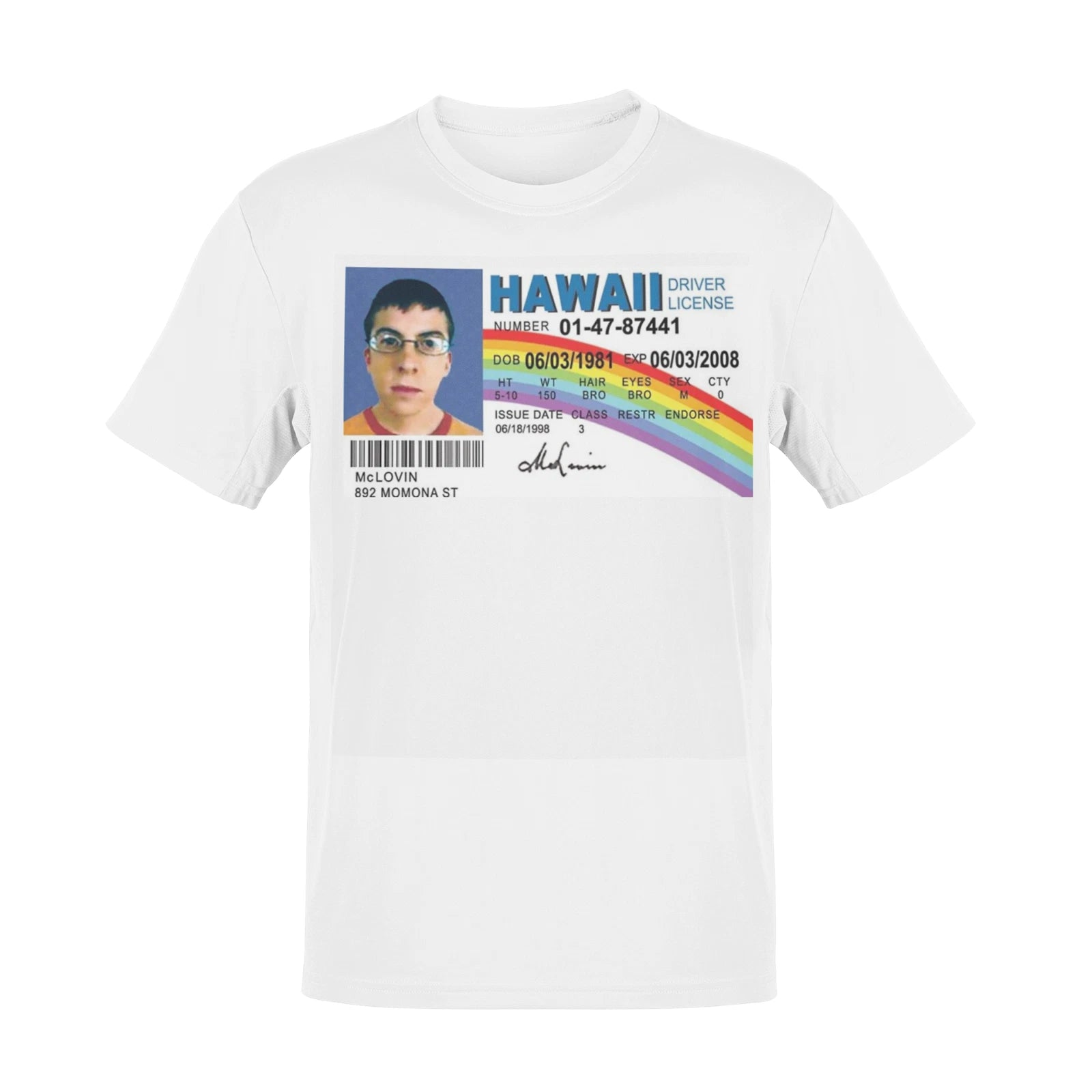 mclovin Superbad Christmas birthday halloween funny gift t shirt