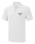 Personalised Custom Embroidered Classic Polo Shirt your text unisex workwear