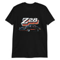 Black 1978 Camaro Z28 T-tops Muscle Car Collector Cars Short-Sleeve T-Shirt