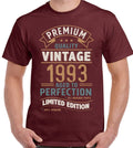 33rd Birthday T-Shirt 1993 Mens Funny 33 Year old Vintage Year Limited Edition