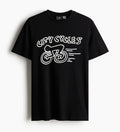 H&M x Keith Haring City Cycles Design Black T Shirt  Size UK Medium