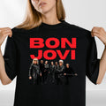 Bon Jovi Inspired T-Shirt Band Merch Heart Unisex Tee Tour Rock Top