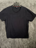 Lerros T-Shirt Mens 2XL Short Sleeve Dark Navy Blue Pullover Crew Neck