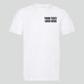 Personalised Custom Printed Super Premium T-Shirt Short Sleeve Crew Neck Tee Top