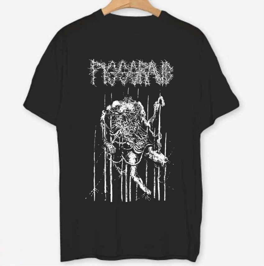 Pissgrave death metal T-shirt cotton casual