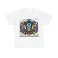 Unisex Adult T Shirt Lion Graffiti Urban Art Print