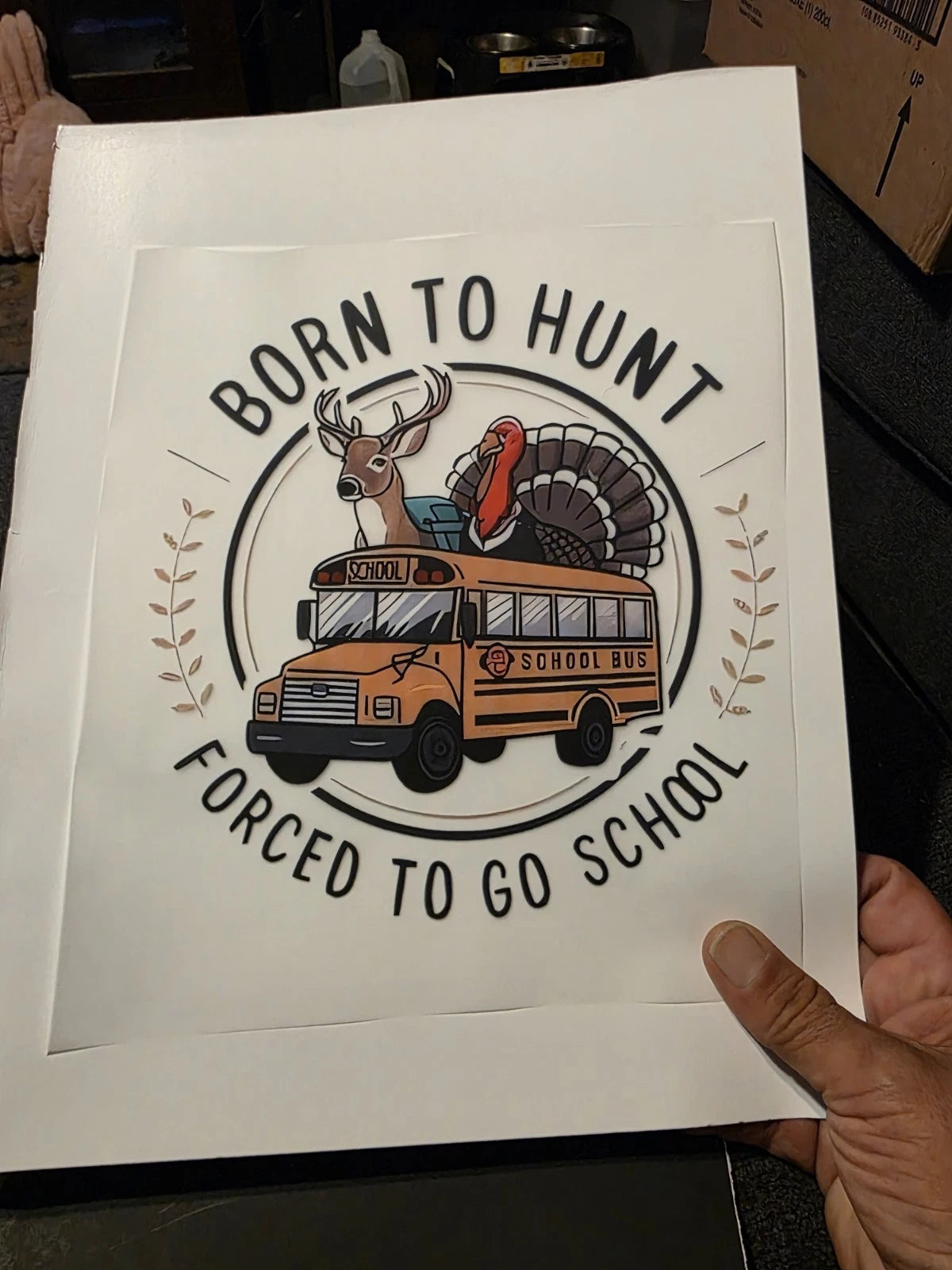 Custom Hunting Tshirts Born To Hunt