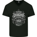 Premium Legend 67th Birthday 1959 Mens V-Neck Cotton T-Shirt