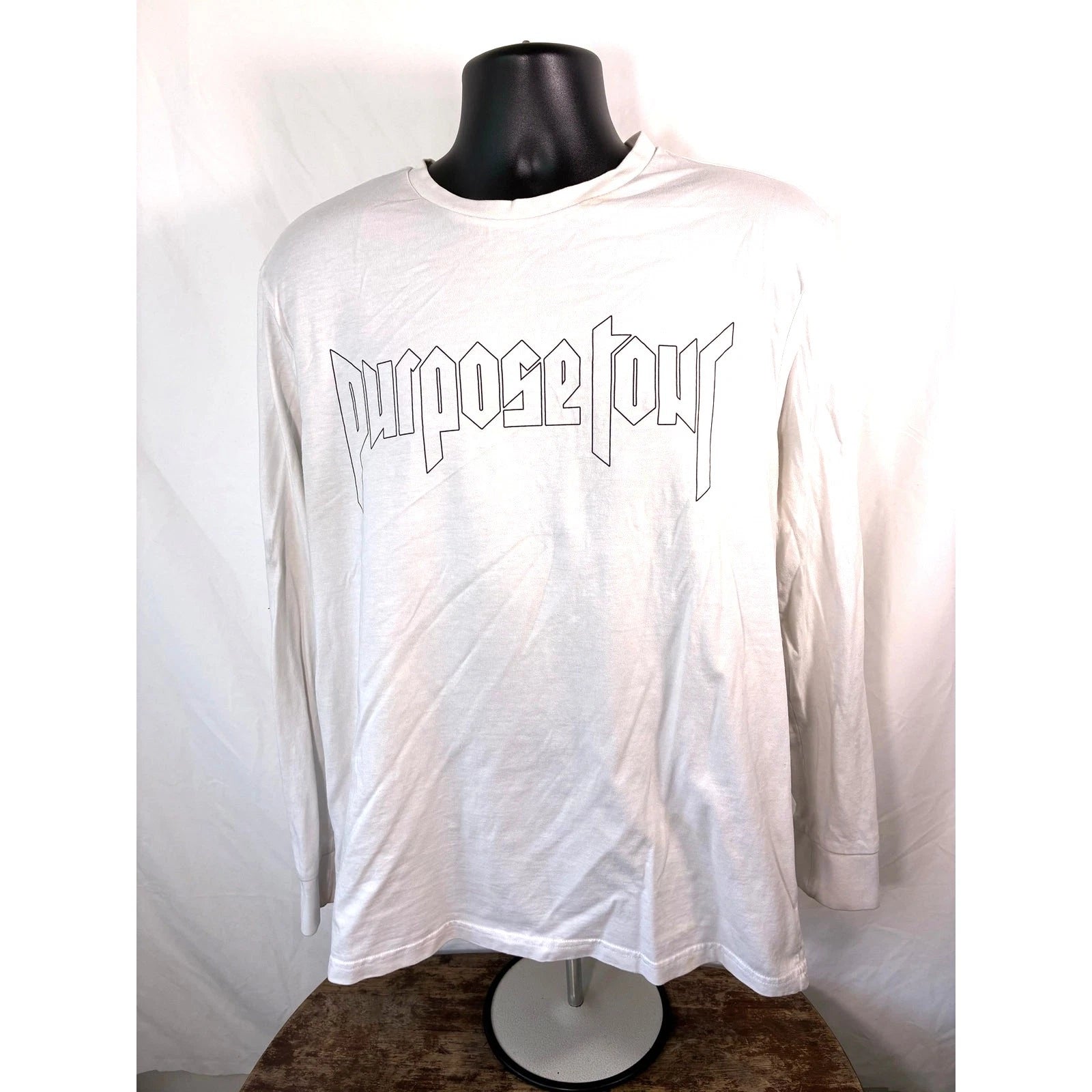 Justin Bieber Purpose Tour 2016 Long Sleeve Shirt M