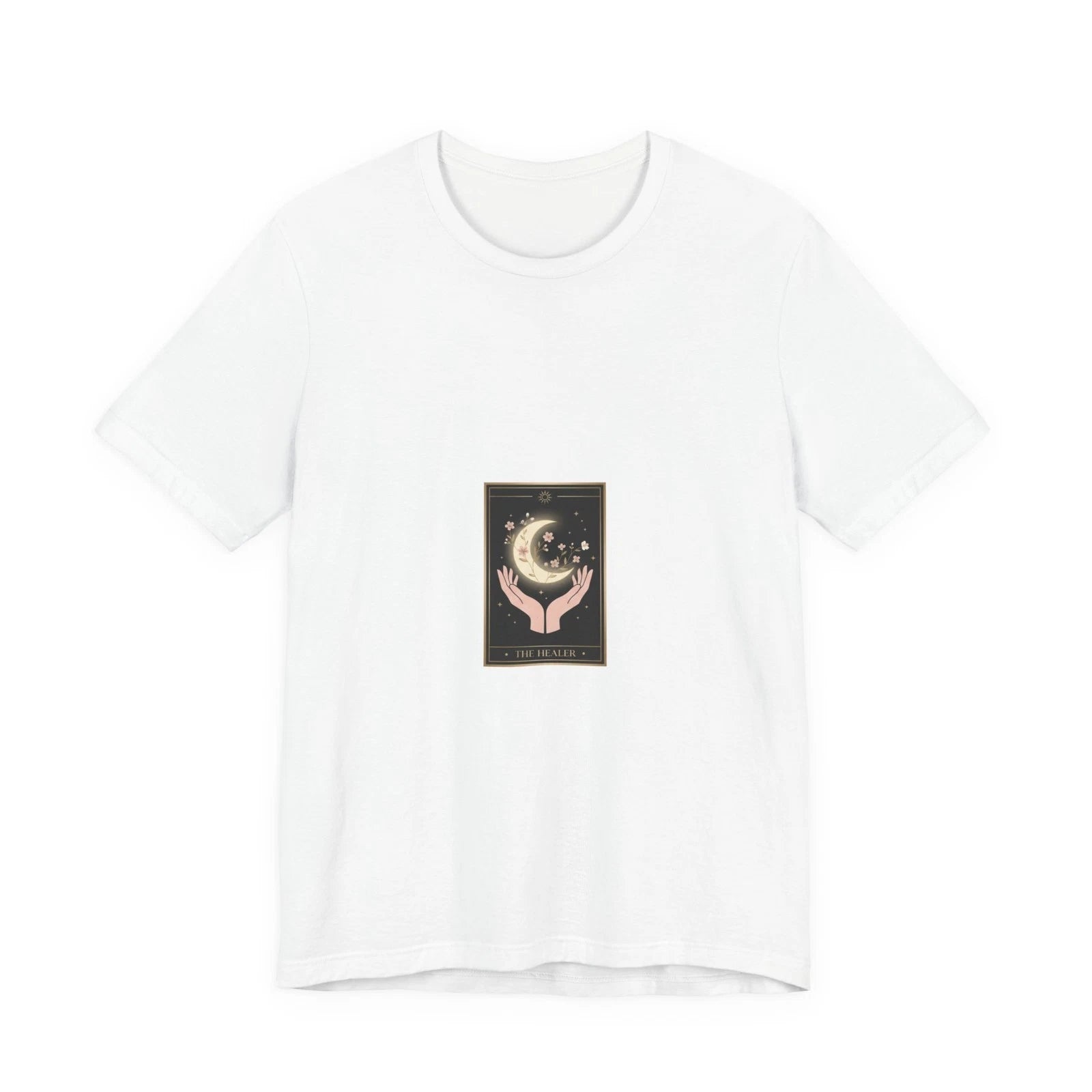Celestial Moon Hands Tee | modern tarot, celestial line art